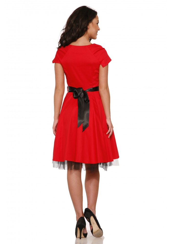 Hearts and Roses Little Red Dress